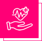 Medical Image of hand holding a heart